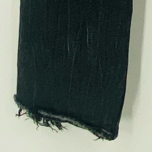 Abercrombie & Fitch Ultra High Rise Ankle Straight Curve Love Jean Black Size 29 - Picture 4 of 6